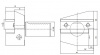 Тип B3. Резцедержатель Перевернутый. Правый. Короткое Исполнение SPK (B3-40x25x44)