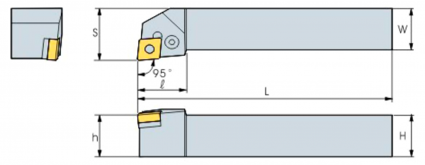 Державка токарная PCLNR3225-P12