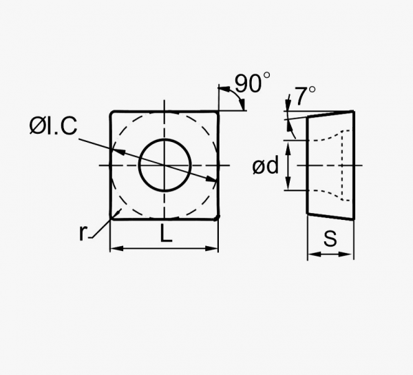 Пластина твердосплавная SCMT09T304-RP9125B