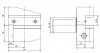 Тип B4. Резцедержатель Перевернутый. Левый. Короткое Исполнение SPK (B4-40x25x44)