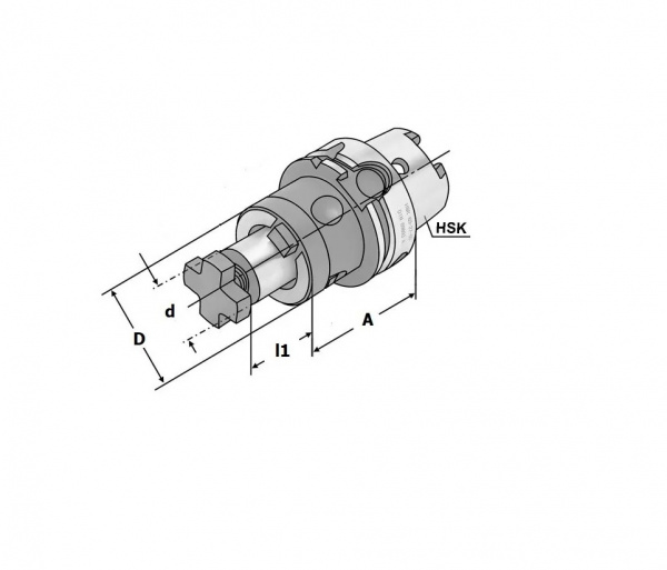 Оправки под насадные фрезы SPK (HSK63A-FMB27-60)