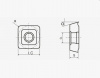 Пластина твердосплавная SOMT050204-KDP RP9125C