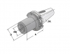 Оправка для инструмента Конус Морзе SPK (K50-KM3-T)