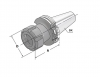 Цанговые оправки SPK (SK40-ER32-160)