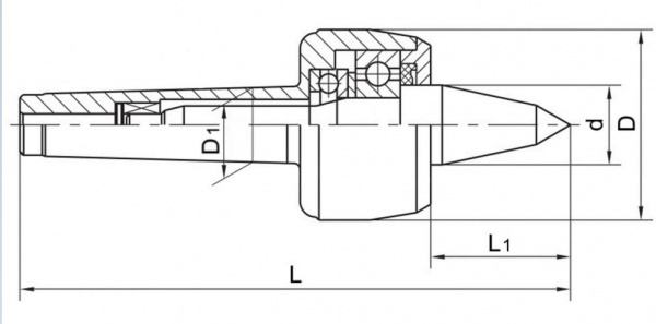 Центр токарный вращающиеся SPK (CNC-C30/60-5-HM)