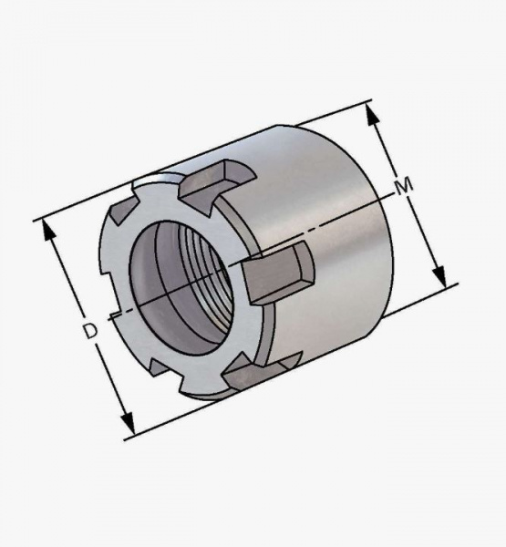 Зажимные гайки системы ER Mini SPK (ER16-M)