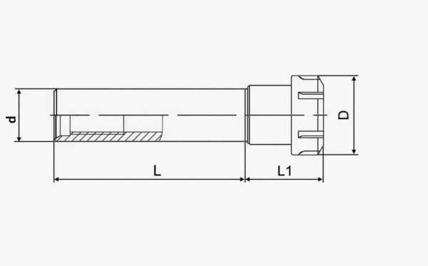 Удлинитель цанговый SPK (C32-ER25UM-100)