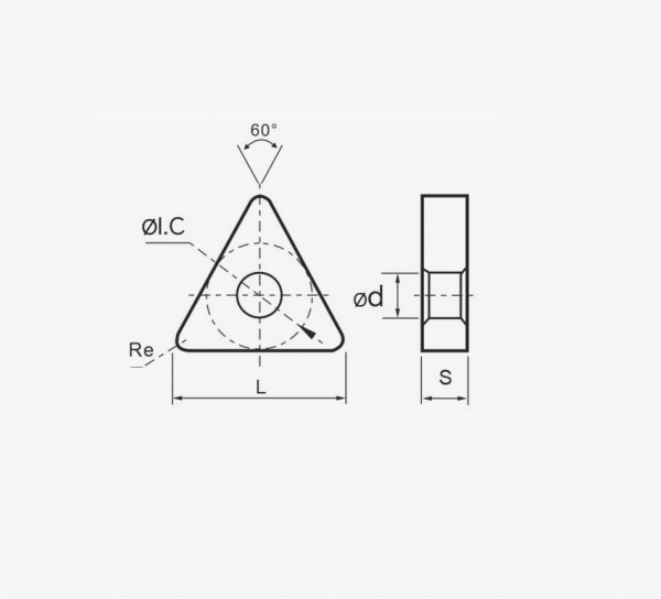 Пластина твердосплавная TNMG160404R-S-RP9125B