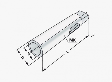 Переходник Конус Морзе SPK (MK6/2)