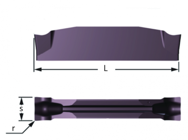 Пластина канавочная SPK C2I-E2N-0200-0002-CM-VPM51E