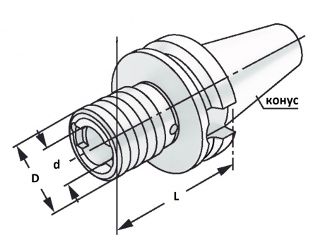 Патрон резьбонарезной SPK (SK40-TC312-66)