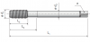 Метчик-раскатник M12 HSS Co5 DIN2174