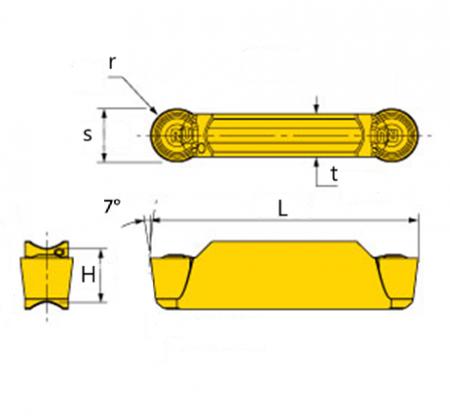 Пластина твердосплавная SPK TDT4E-2.0-RU-VPM51E
